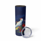 Merry Cocka-mas Skinny Tumbler Australia Christmas Blue Art - Aussie Hoodie