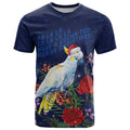 Merry Cocka-mas T Shirt Australia Christmas Blue Art - Aussie Hoodie