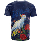 Merry Cocka-mas T Shirt Australia Christmas Blue Art - Aussie Hoodie