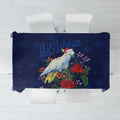 Merry Cocka-mas Tablecloth Australia Christmas Blue Art - Aussie Hoodie