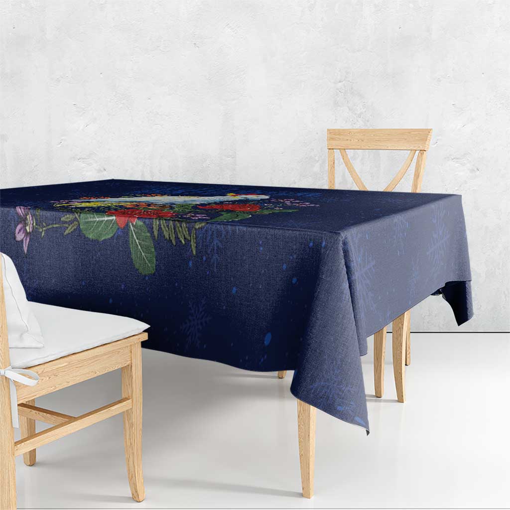 Merry Cocka-mas Tablecloth Australia Christmas Blue Art - Aussie Hoodie
