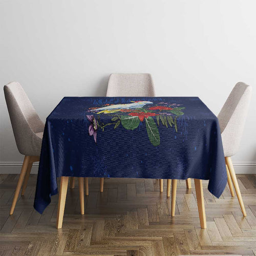 Merry Cocka-mas Tablecloth Australia Christmas Blue Art - Aussie Hoodie