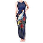 Merry Cocka-mas Tank Maxi Dress Australia Christmas Blue Art - Aussie Hoodie