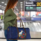 Merry Cocka-mas Travel Bag Australia Christmas Blue Art - Aussie Hoodie