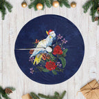 Merry Cocka-mas Tree Skirt Australia Christmas Blue Art - Aussie Hoodie