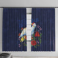 Merry Cocka-mas Window Curtain Australia Christmas Blue Art - Aussie Hoodie