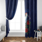 Merry Cocka-mas Window Curtain Australia Christmas Blue Art - Aussie Hoodie