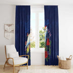 Merry Cocka-mas Window Curtain Australia Christmas Blue Art - Aussie Hoodie