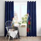 Merry Cocka-mas Window Curtain Australia Christmas Blue Art - Aussie Hoodie