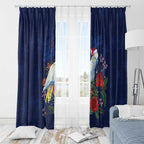 Merry Cocka-mas Window Curtain Australia Christmas Blue Art - Aussie Hoodie