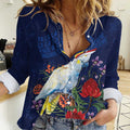 Merry Cocka-mas Women Casual Shirt Australia Christmas Blue Art - Aussie Hoodie