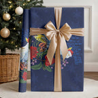 Merry Cocka-mas Wrapping Paper Australia Christmas Blue Art - Aussie Hoodie