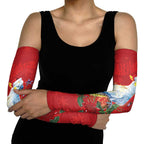 Merry Cocka-mas Arm Sleeves Australia Christmas Red Art - Aussie Hoodie