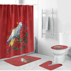 Merry Cocka-mas Bathroom Set Australia Christmas Red Art - Aussie Hoodie