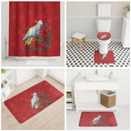 Merry Cocka-mas Bathroom Set Australia Christmas Red Art - Aussie Hoodie