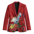 Merry Cocka-mas Blazer Australia Christmas Red Art - Aussie Hoodie