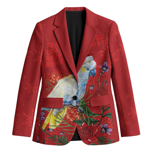 Merry Cocka-mas Blazer Australia Christmas Red Art - Aussie Hoodie