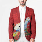 Merry Cocka-mas Blazer Australia Christmas Red Art - Aussie Hoodie