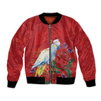 Merry Cocka-mas Bomber Jacket Australia Christmas Red Art - Aussie Hoodie