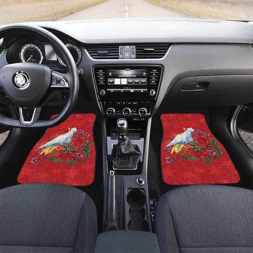 Merry Cocka-mas Car Mats Australia Christmas Red Art - Aussie Hoodie