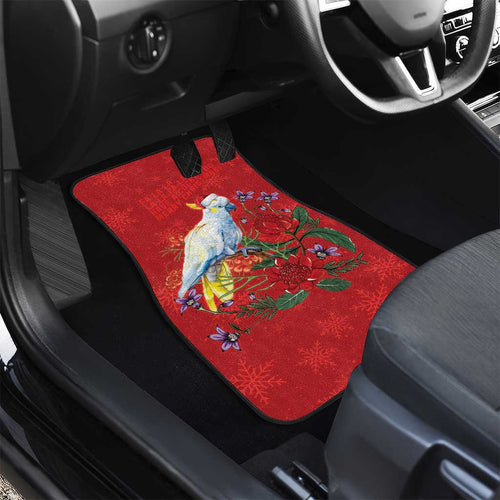 Merry Cocka-mas Car Mats Australia Christmas Red Art - Aussie Hoodie