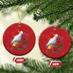 Merry Cocka-mas Ceramic Ornament Australia Christmas Red Art - Aussie Hoodie