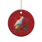 Merry Cocka-mas Ceramic Ornament Australia Christmas Red Art - Aussie Hoodie