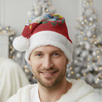 Merry Cocka-mas Christmas Santa Hat Australia Christmas Red Art - Aussie Hoodie