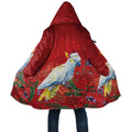 Merry Cocka-mas Cloak Australia Christmas Red Art - Aussie Hoodie