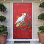 Merry Cocka-mas Door Cover Australia Christmas Red Art - Aussie Hoodie