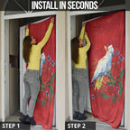 Merry Cocka-mas Door Cover Australia Christmas Red Art - Aussie Hoodie