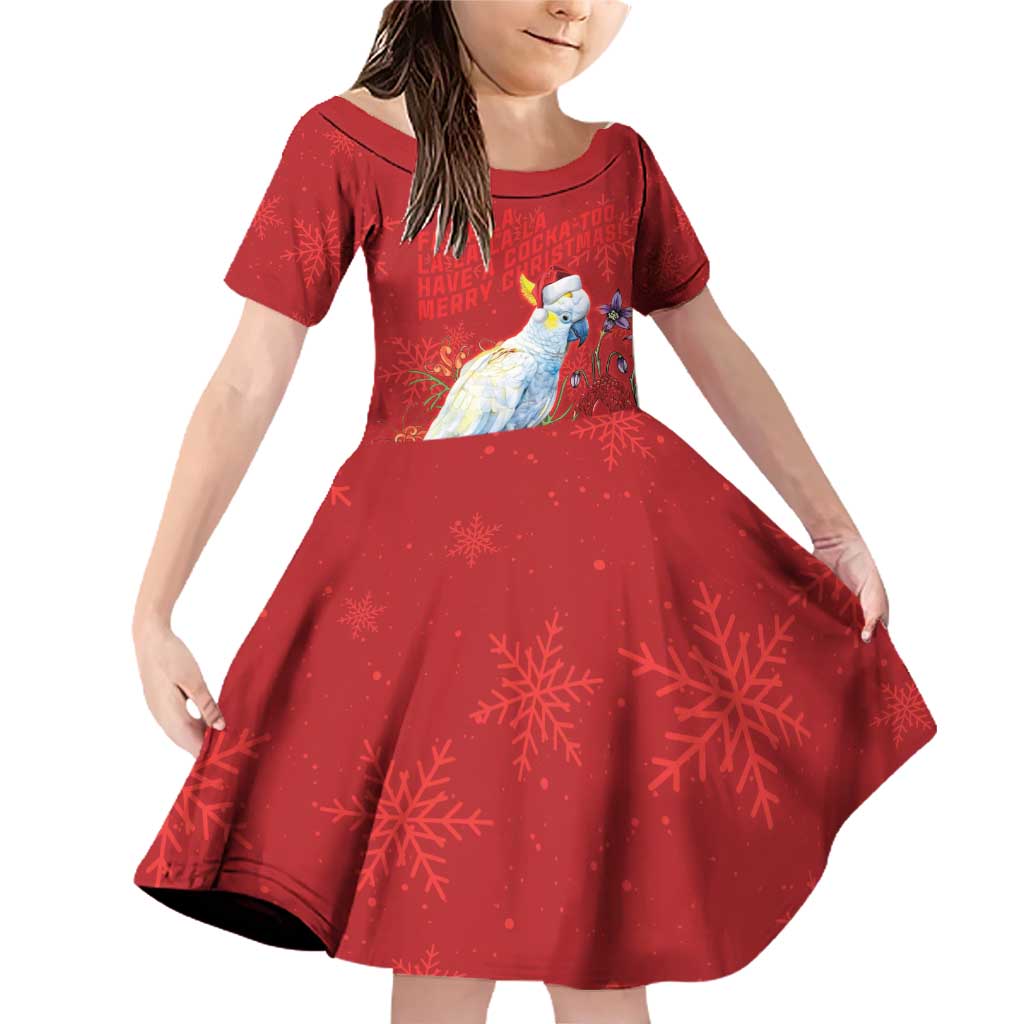Merry Cocka-mas Family Matching Off Shoulder Short Dress and Hawaiian Shirt Australia Christmas Red Art - Aussie Hoodie