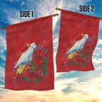 Merry Cocka-mas Garden Flag Australia Christmas Red Art - Aussie Hoodie
