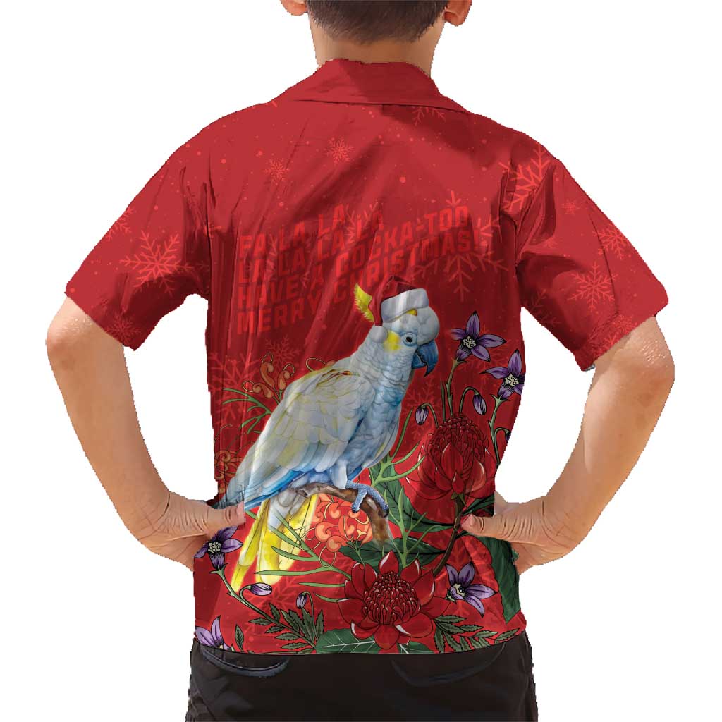 Merry Cocka-mas Hawaiian Shirt Australia Christmas Red Art - Aussie Hoodie