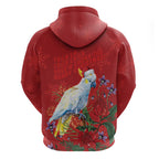 Merry Cocka-mas Hoodie Australia Christmas Red Art - Aussie Hoodie