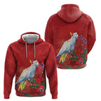 Merry Cocka-mas Hoodie Australia Christmas Red Art - Aussie Hoodie