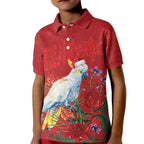 Merry Cocka-mas Kid Polo Shirt Australia Christmas Red Art - Aussie Hoodie