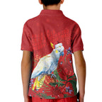 Merry Cocka-mas Kid Polo Shirt Australia Christmas Red Art - Aussie Hoodie