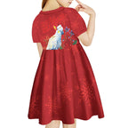 Merry Cocka-mas Kid Short Sleeve Dress Australia Christmas Red Art - Aussie Hoodie