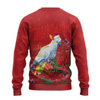 Merry Cocka-mas Ugly Christmas Sweater Australia Christmas Red Art - Aussie Hoodie