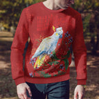 Merry Cocka-mas Ugly Christmas Sweater Australia Christmas Red Art - Aussie Hoodie