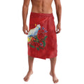 Merry Cocka-mas Lavalava Australia Christmas Red Art - Aussie Hoodie