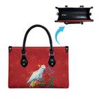 Merry Cocka-mas Leather Bag Australia Christmas Red Art - Aussie Hoodie