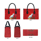 Merry Cocka-mas Leather Bag Australia Christmas Red Art - Aussie Hoodie