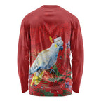 Merry Cocka-mas Long Sleeve Shirt Australia Christmas Red Art - Aussie Hoodie