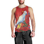 Merry Cocka-mas Men Tank Top Australia Christmas Red Art - Aussie Hoodie