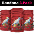 Merry Cocka-mas Neck Gaiter Australia Christmas Red Art - Aussie Hoodie