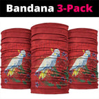 Merry Cocka-mas Neck Gaiter Australia Christmas Red Art - Aussie Hoodie