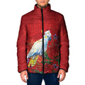 Merry Cocka-mas Padded Jacket Australia Christmas Red Art - Aussie Hoodie