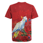 Merry Cocka-mas Rugby Jersey Australia Christmas Red Art - Aussie Hoodie